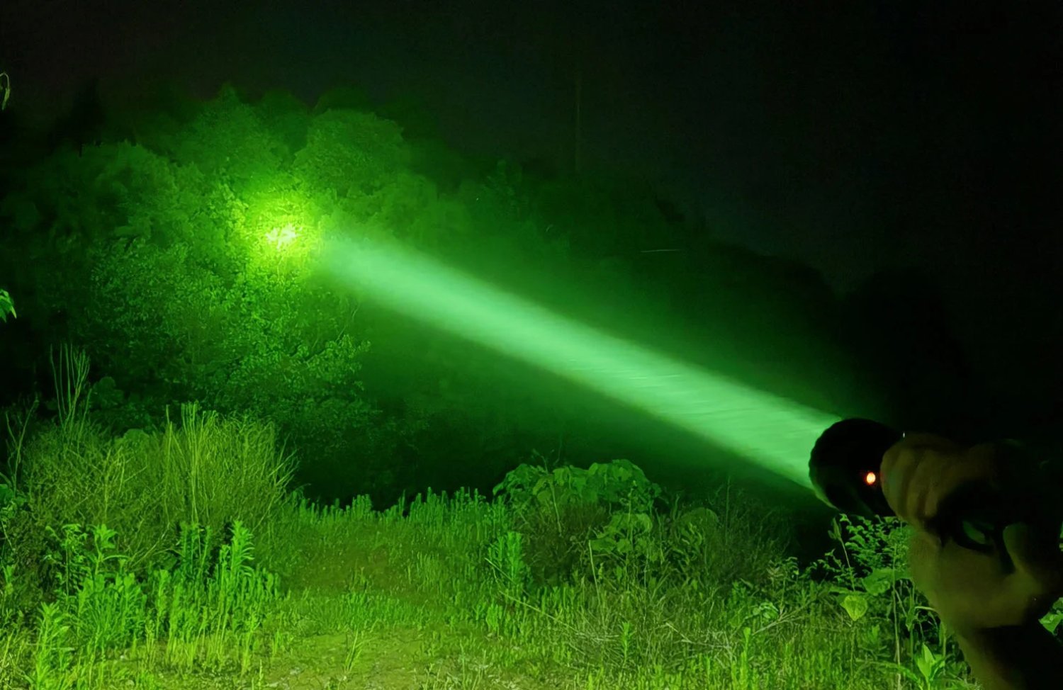 Preview: Acebeam L19 - 1520 meters - LED thrower - beam color: green