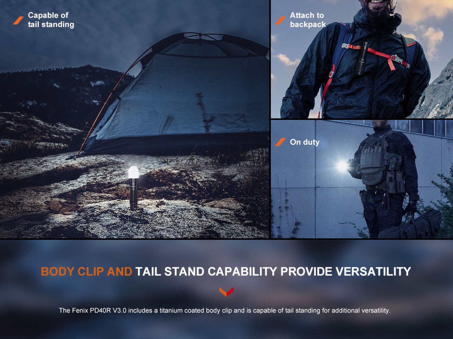 Fenix PD40R V3.0 - LED Taschenlampe mit Drehschalter