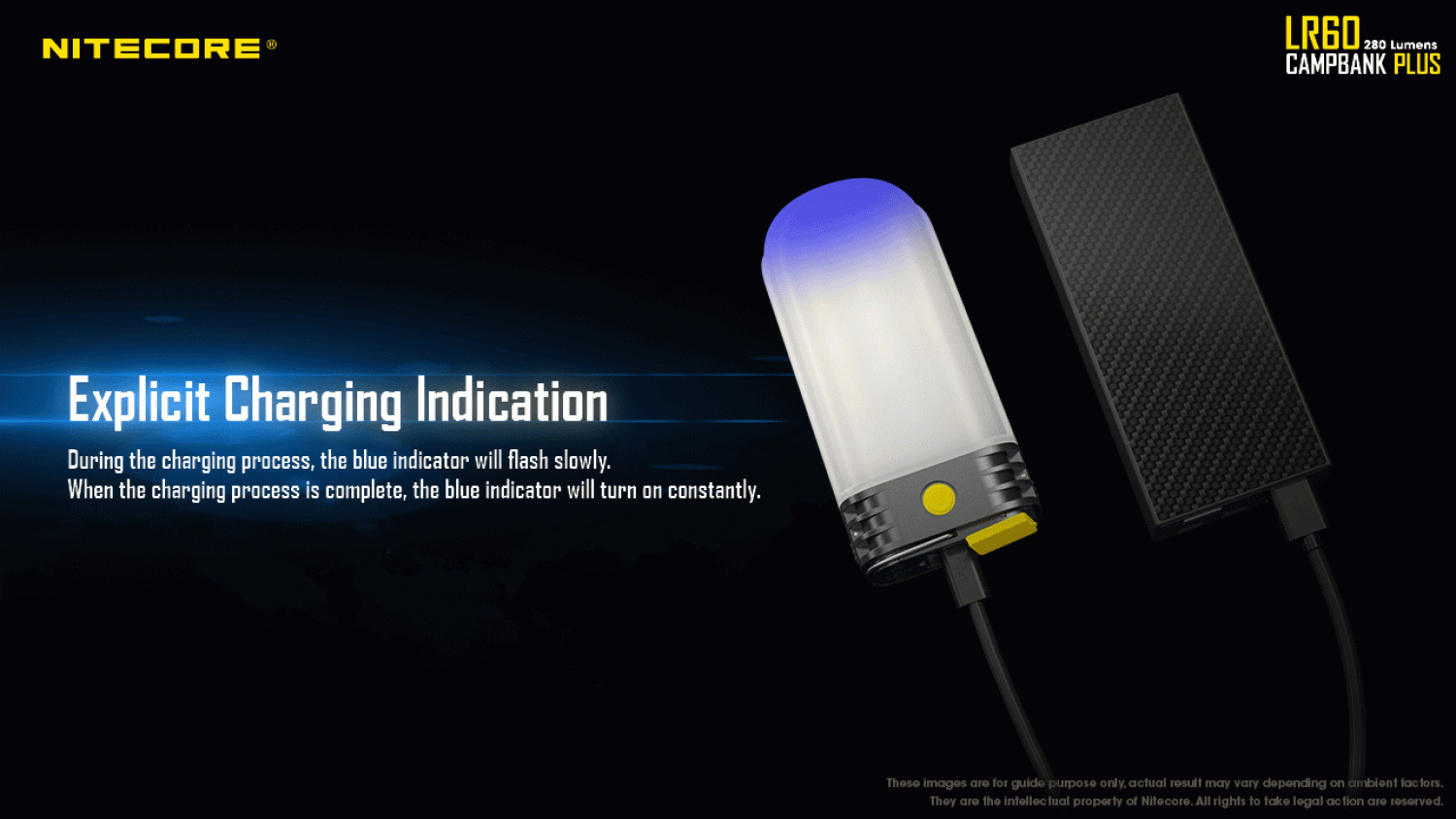 NiteCore LR60 LED Campinglampe