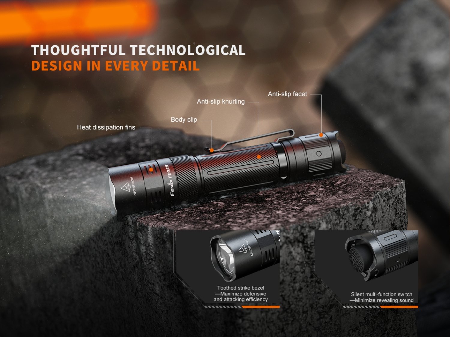Fenix PD32R - LED flashlight
