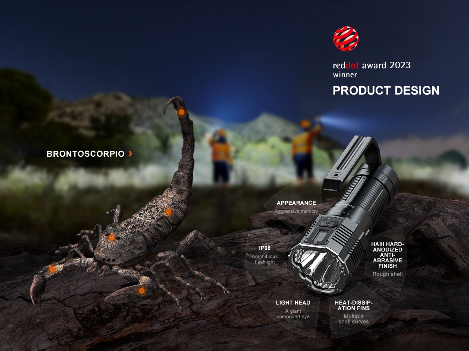 Fenix LR60R - LED Suchscheinwerfer