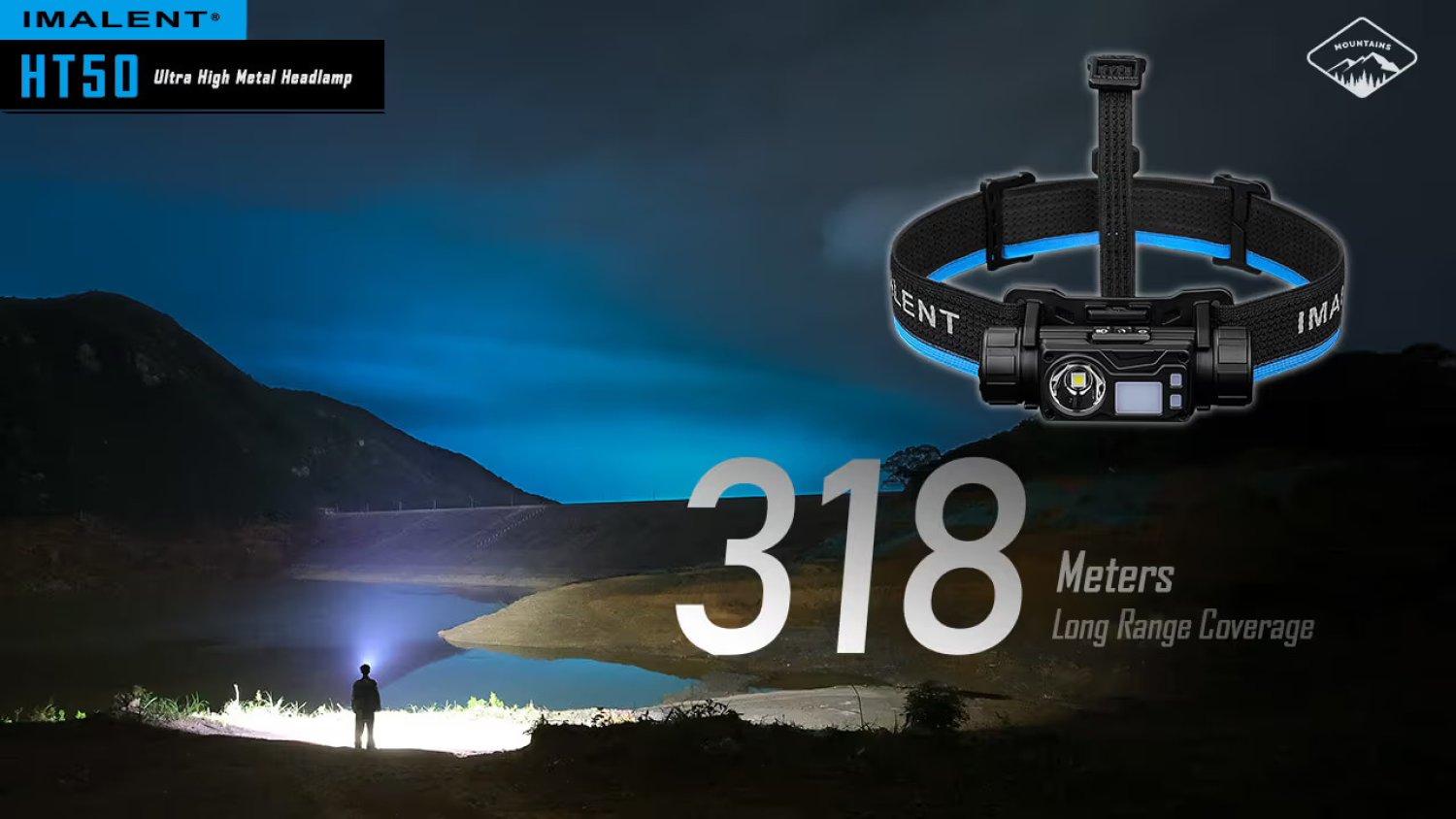 Imalent HT50 LED Stirnlampe