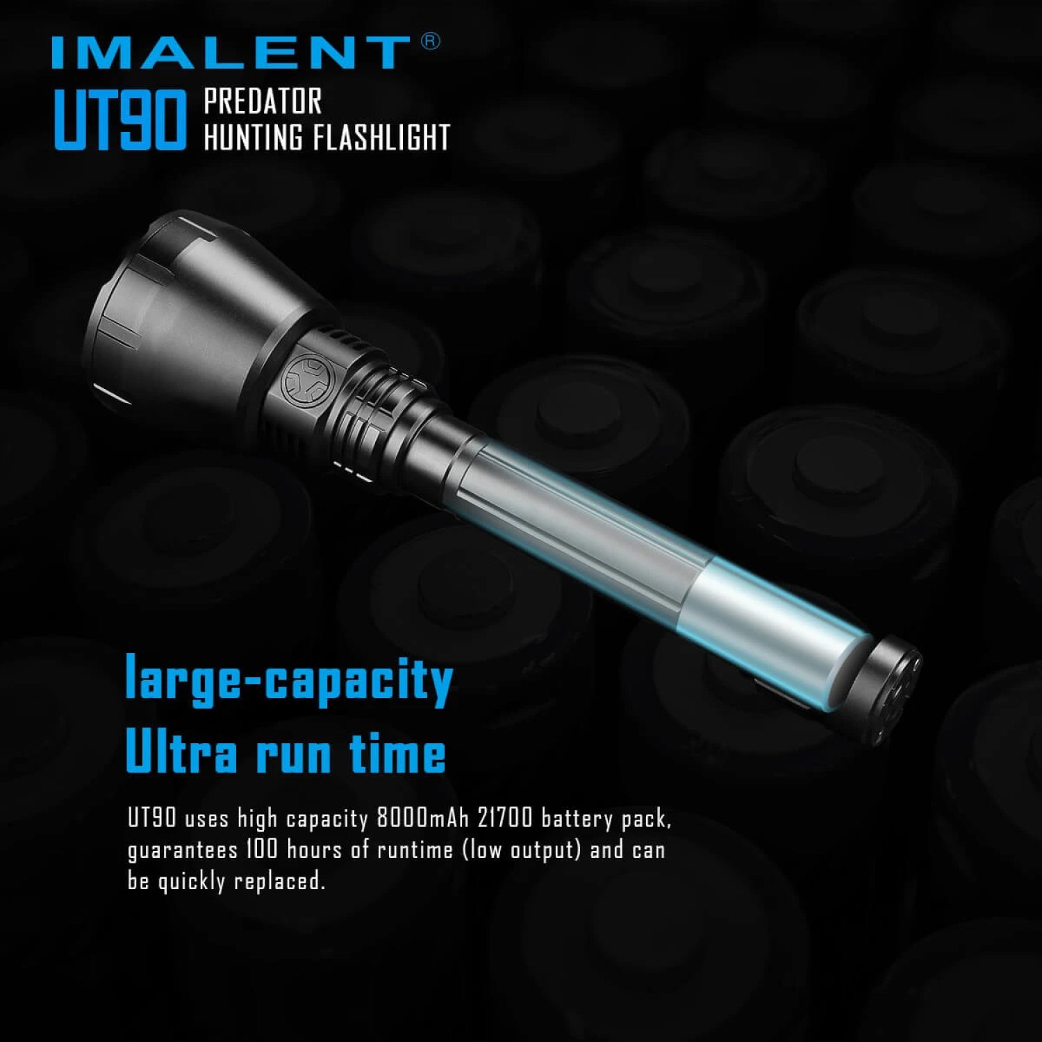 Imalent UT90 LED Taschenlampe (letztes verfügbares Stk.)