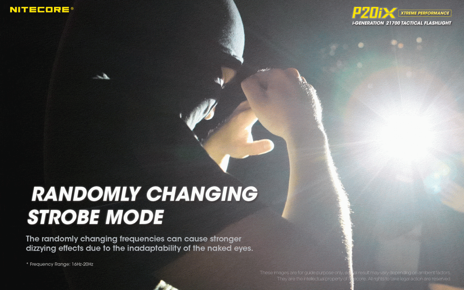 Nitecore P20iX - taktische LED Taschenlampe