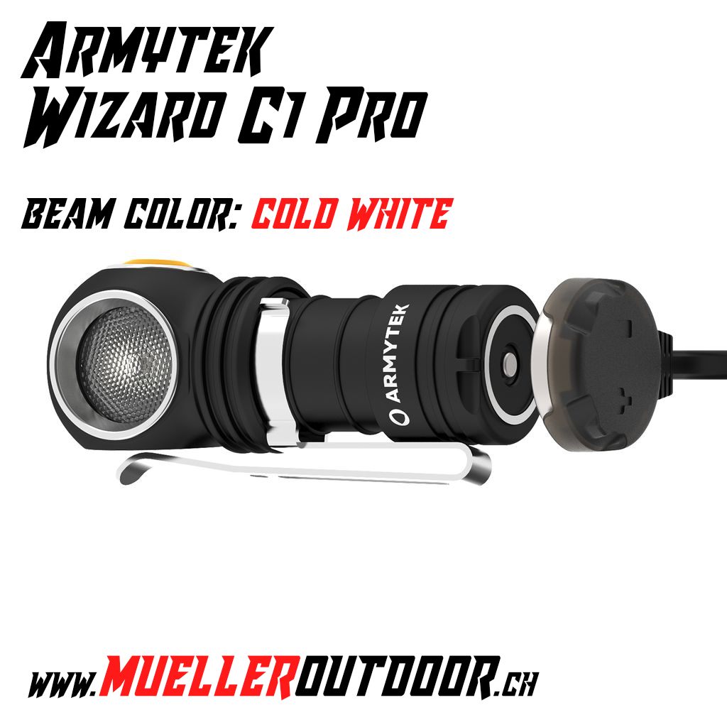 Müller Outdoor Armytek Wizard C1 Pro LED Stirnlampe Lichtfarbe