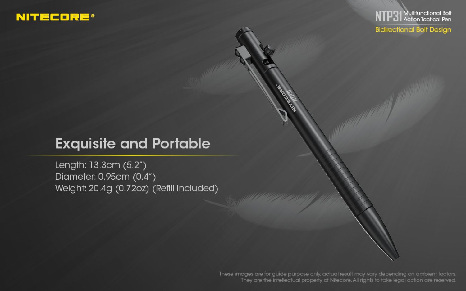 NiteCore Tactical Pen NTP31 Alu