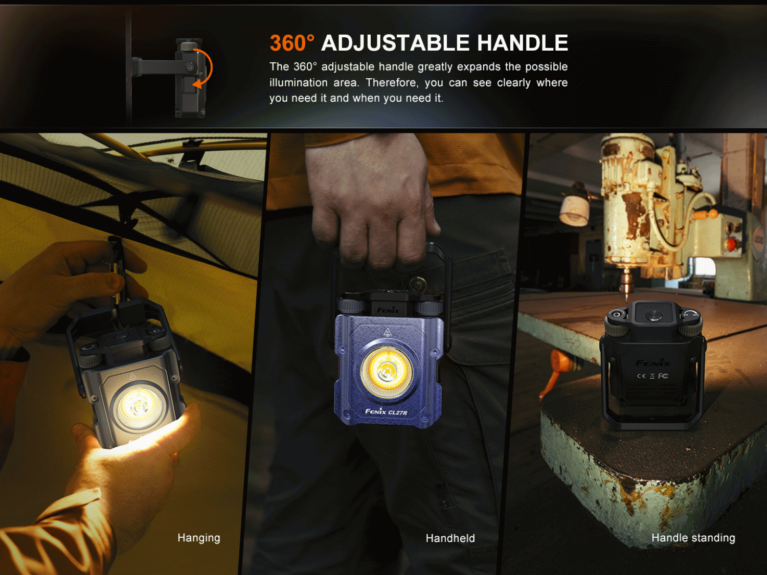 Fenix CL27R - LED Campinglampe