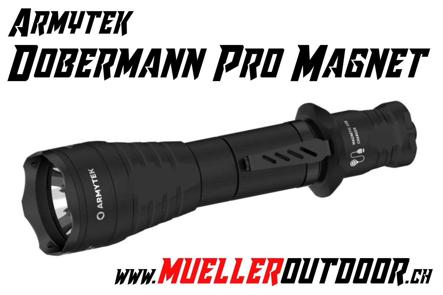 Armytek Dobermann Pro Magnet warm white - used model