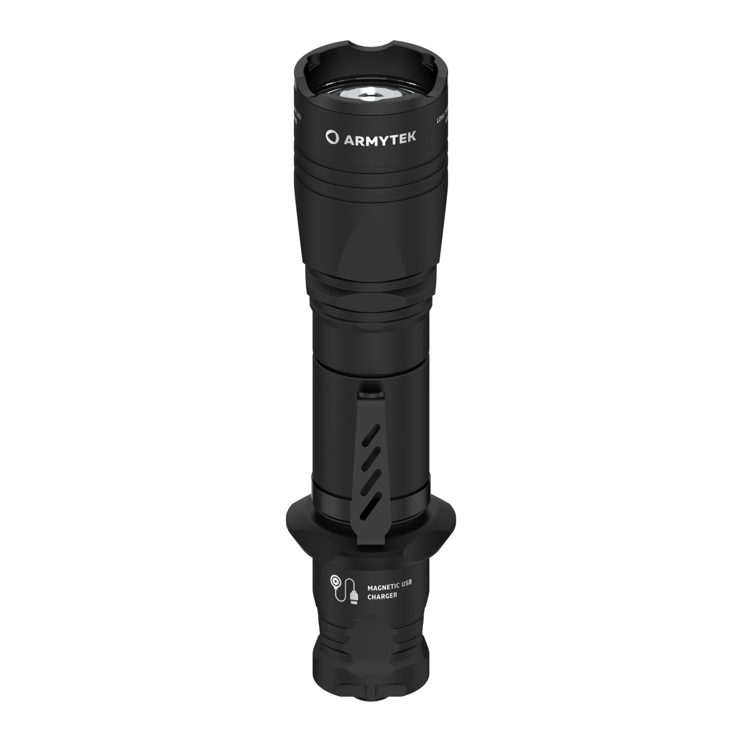 Armytek Dobermann Pro Magnet warm white - tactical LED flashlight