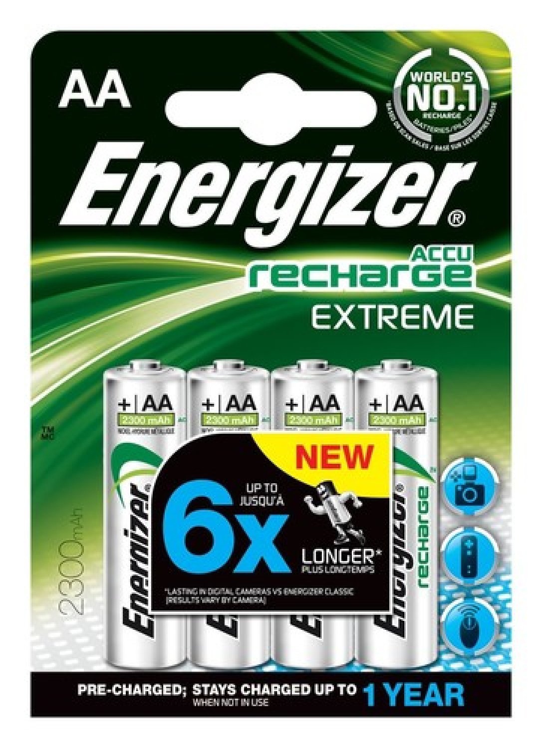 Energizer HR6/4 - rechargeable batteries