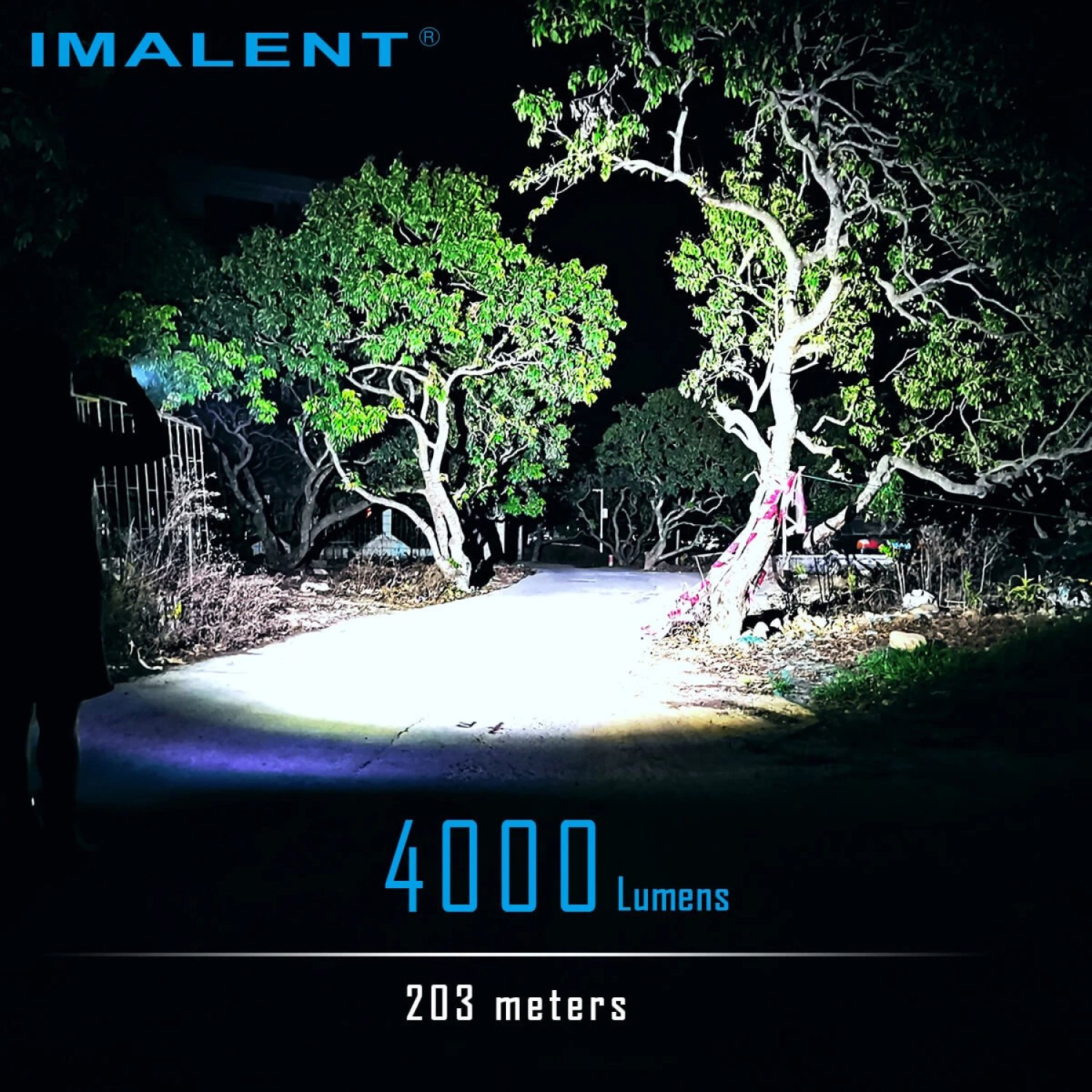 Imalent LD70 violett - LED Taschenlampe mit 4000 Lumen