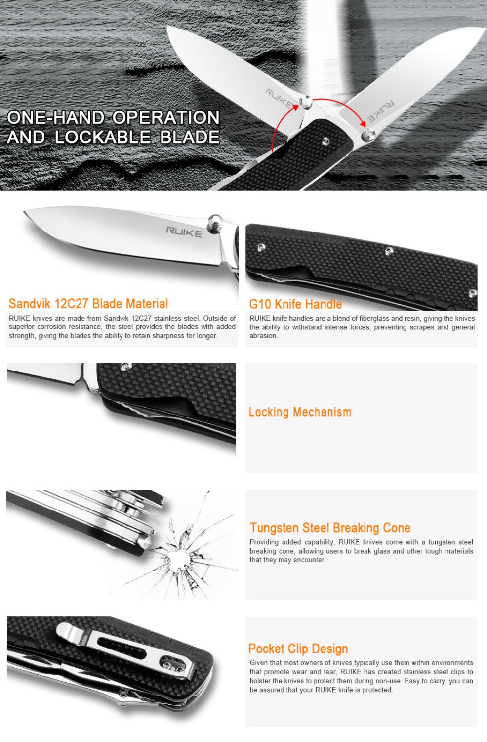 Ruike LD51-B Multifunktionsmesser