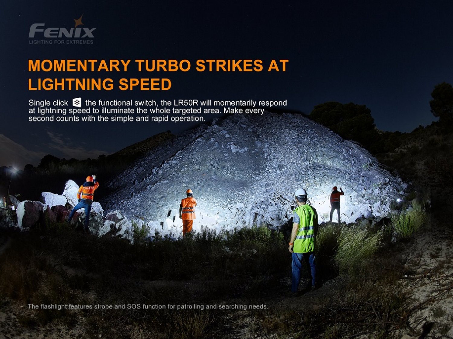 Fenix LR50R LED Suchscheinwerfer
