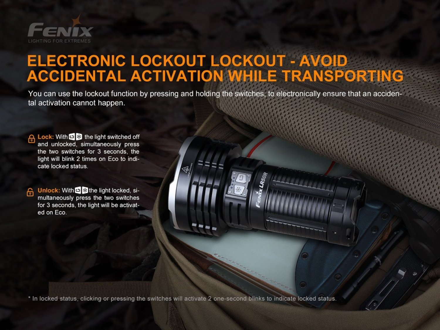 Fenix LR50R LED Suchscheinwerfer