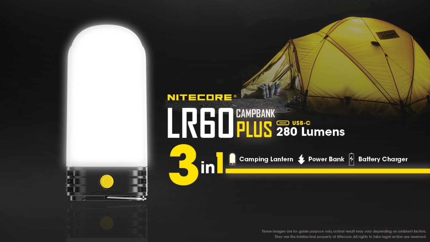 NiteCore LR60 LED Campinglampe