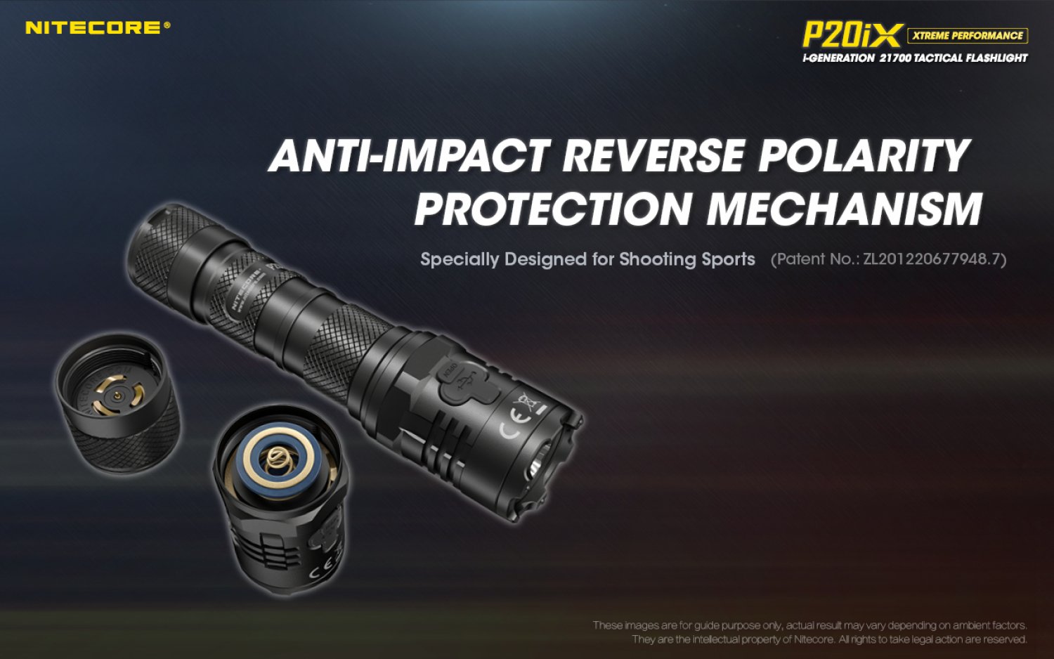 Nitecore P20iX - taktische LED Taschenlampe