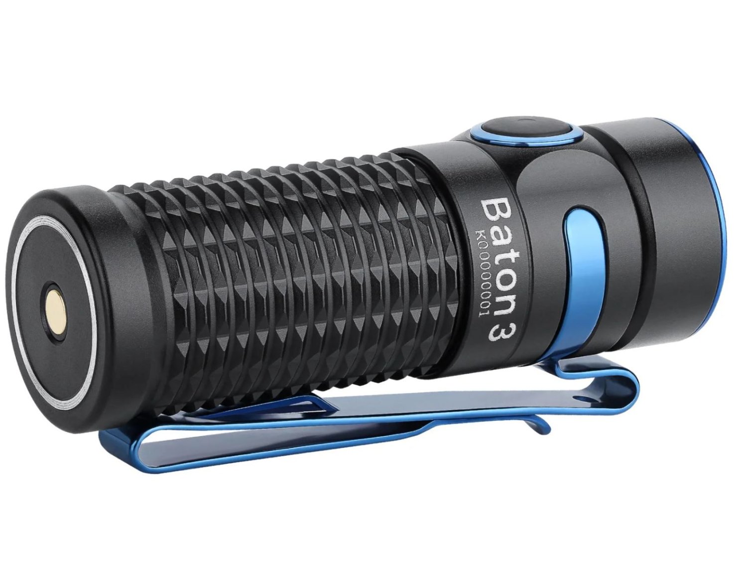 Olight Baton 3 - LED Taschenlampe - Farbe: schwarz