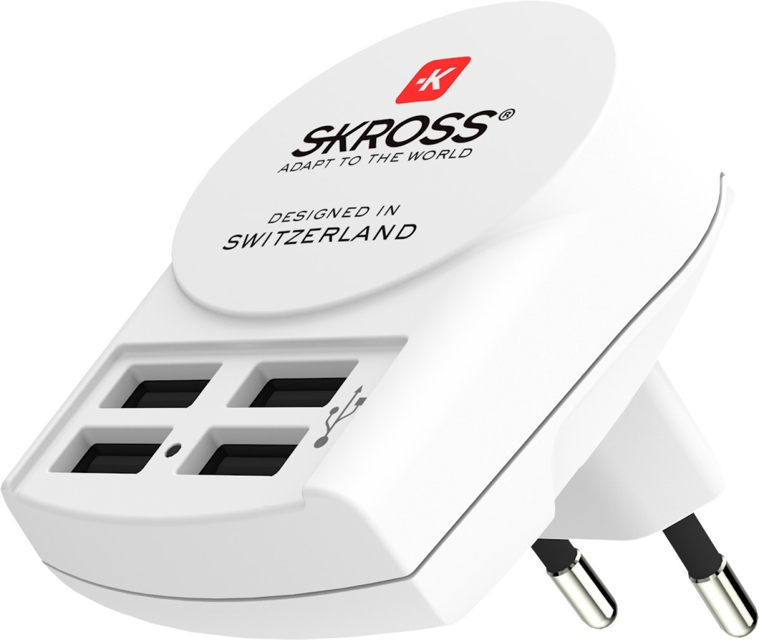 SKROSS Euro USB Charger - 4 x USB-A (letztes verfügbares Stk.)