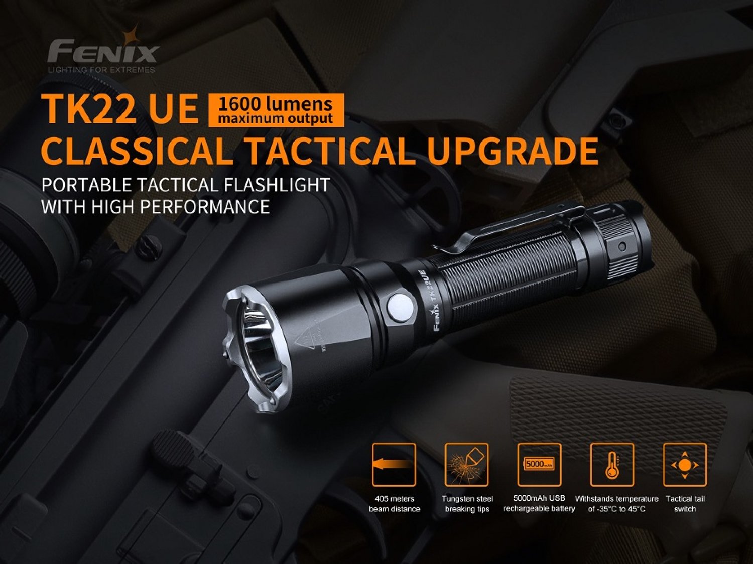 Fenix TK22 UE LED Taschenlampe