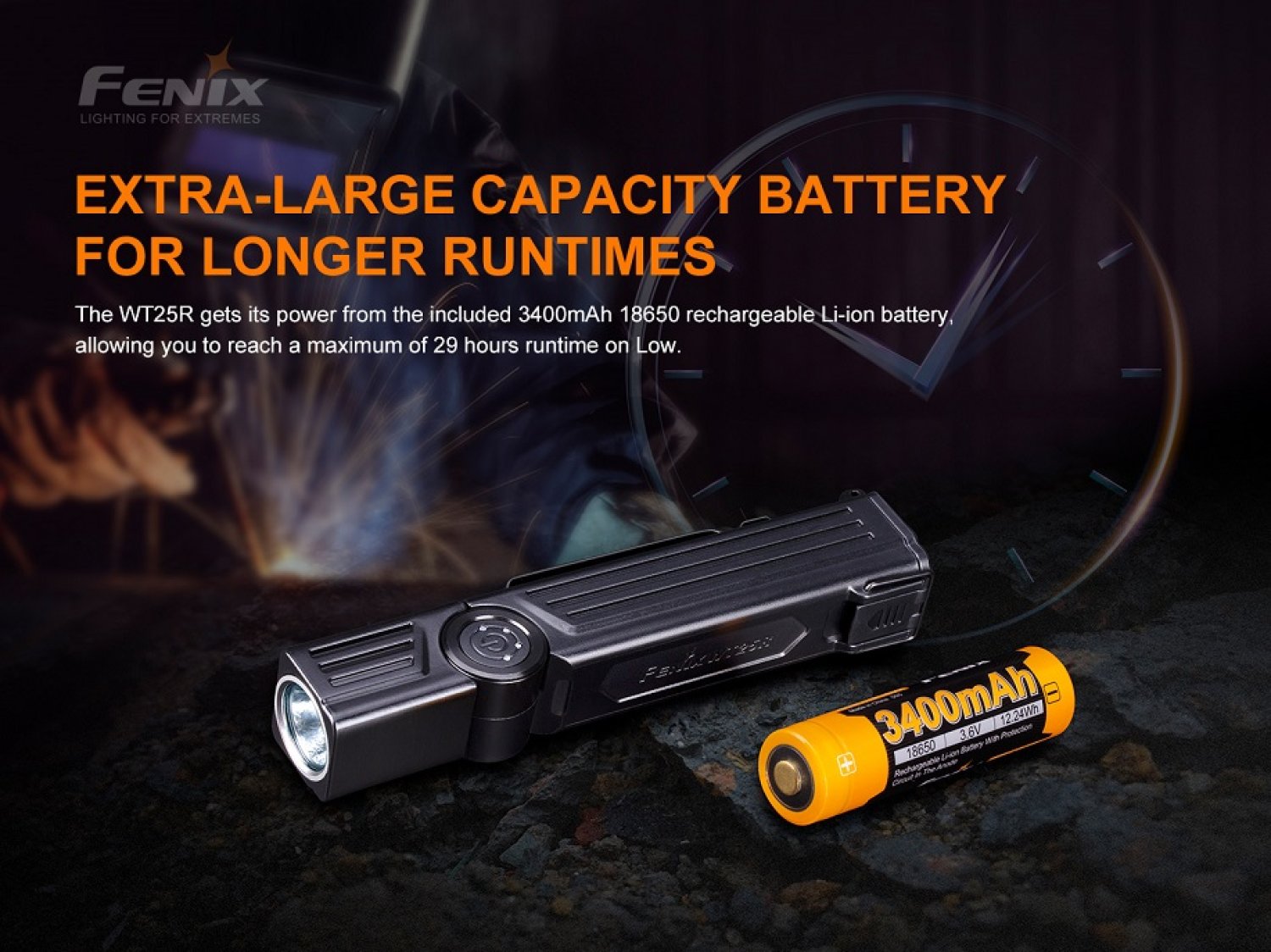 Fenix WT25R multifunctional LED flashlight